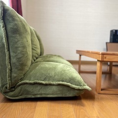【極美品!!定価20,990-】購入2か月LOWYA折りたたみテーブルセット の画像