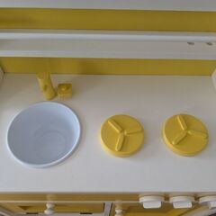 木製おままごとキッチンの画像