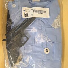 ハロウィン コスプレ 子供 仮装 ポリス 6点セット(手錠＆拳銃のおもちゃ付き)の画像
