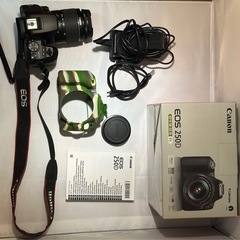 Canon EOS 250D（EOS Kiss X10） 迷彩デザイン(セット一式)の画像