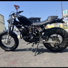 【実働】TW200 ‼️ワンオフタンク&マフラー‼️　の画像