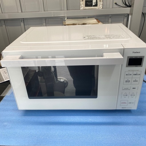 2024年製 900w高出力 フラット電子レンジ Yselect YMW17RK 電子レンジ