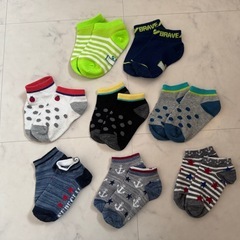 キッズ 靴下 15-20cm 柄シンプルの画像