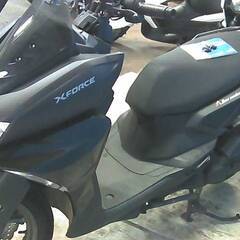 YAMAHA Ｘフォース155 黒 エンジン始動動画 自賠責保険で乗れます 半額配送キャンペーン 限定 現状渡し諸経費￥0 横浜 P-Yardの画像