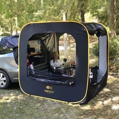 カースル 車連結テント 車中泊 キャンプ MOGICS CARSULE ④の画像