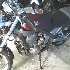 YAMAHA SRX400-4 赤 エンジン始動確認 車検取得で乗れます 半額配送キャンペーン 期間限定 現状渡し諸経費￥0- 横浜 P-Yardの画像