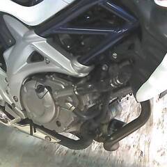 SUZUKI グラディウス650 白/青 車検残R7/10月 エンジン始動動画 名変で乗れます 半額配送キャンペーン 現状渡し P-Yardの画像