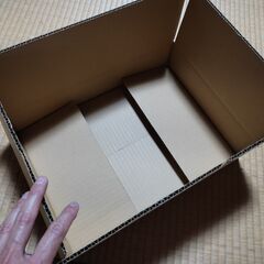 段ボール箱（ノートパソコン用サイズ、ボックスバンク製 FD38-0000）の画像