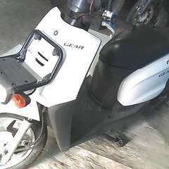 YAMAHA ギア-3P 白 エンジン始動確認 自賠責保険で乗れます 半額配送キャンペーン 期間限定 現状渡し諸経費￥0- 横浜 P-Yardの画像
