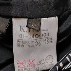 【まだ受付中】K.T KIYOKO TAKASE 上品デザインワンピース モノクロ 9号 早い者勝ちです✨✨の画像