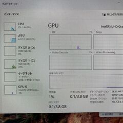 第8世代Win11正式対応　i7メモリ8GB　SSD搭載デスクトップパソコンの画像