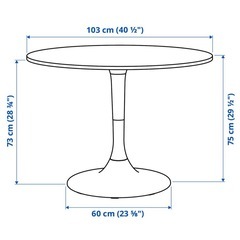 ※受け渡し日指定【IKEA購入品】丸テーブル の画像
