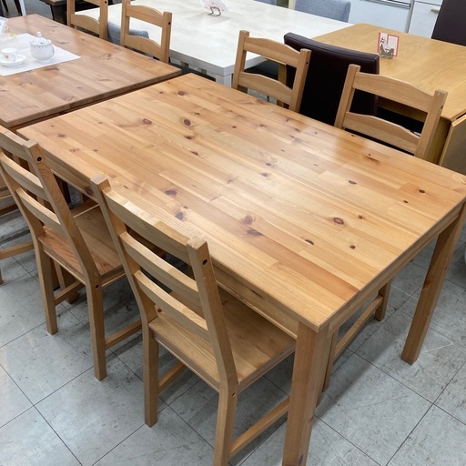IKEA ダイニング5点セット　※キズあり