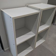 ニトリ カラーボックス 1段×2個 2段×1個 計3個セットの画像