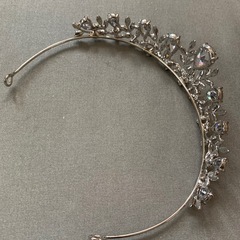 W.ティアラぷちレンタル¥300〜  ウェディング　ティアラ　ティアトップ　ヘアアクセサリー #154-20  - 高松市