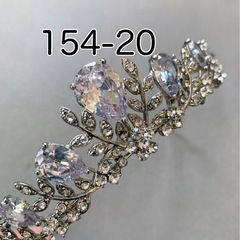 W.ティアラぷちレンタル¥300〜  ウェディング　ティアラ　ティアトップ　ヘアアクセサリー #154-20  - 冠婚葬祭