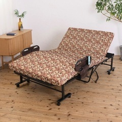 折畳電動ベッド 折りたたみベッド 電動ベッドの画像