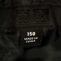 通学コート　ユニクロ　ダッフルコート　150　ジャケット　学生服　スクールコート　の画像