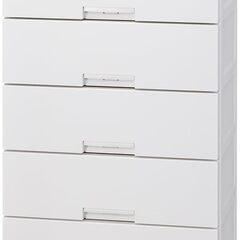 開封済み未使用品　天馬 フィッツチェスト 6505　チェスト　　ホワイト　エキスパート藤沢辻堂店の画像