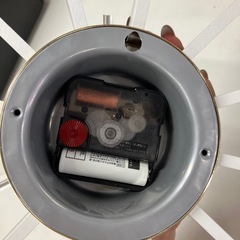 I2509-276 ウォールクロック ホワイト 動作確認済み 中古の画像