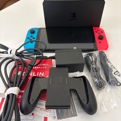 Nintendo switch有機EＬとリングフィットアドベンチャー　箱なしの画像