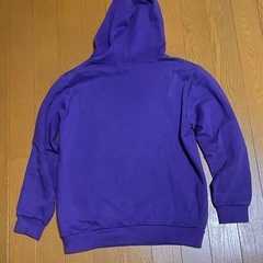 プーマ フード付きパーカー 紫 サイズ:150cmの画像