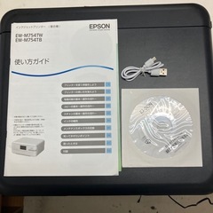 ロ 2509-274 EPSON A4カラーインクジェット複合機 EW-M754TB 通電確認済み コピー出来ました 中古美品の画像