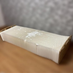 ペーパーベッド マットレス付き アコーディオンベッド スモールセミシングルの画像