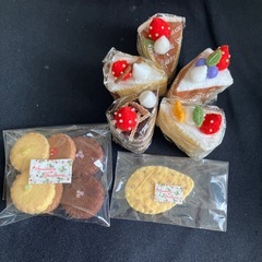フェルトクッキー＆ケーキスイーツの画像