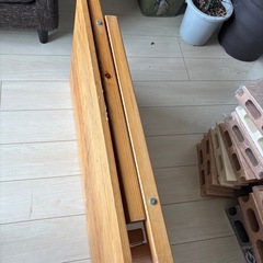 無印　折りたたみテーブルの画像