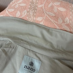 【美品】nano universeベージュ トレンチコート サイズ38の画像