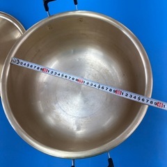 両手鍋  直径36cm  アルミ製ゴールドの画像