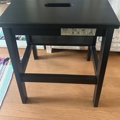 IKEA BEKVÄM ベクヴェーム　踏み台　ブラック　2台セットの画像