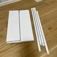 シンク下収納　伸縮ラックの画像