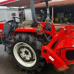 秋田県美郷町発美郷町役場から片道50KMまで送料無料クボタトラクター GL27 1942時間 27馬力 自動水平 自動耕深 バックアップ PTO逆転 パワステ 軽油 ロータリー 倉庫 中古の画像