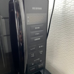 アイリスオーヤマ 電子レンジ 18L フラットテーブル　ヘルツフリー　PMG-F188-B ブラックの画像
