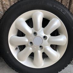 スタットレスタイヤ４本セット（ホイール付）Ｎ－ＯＮＥなど軽自動車全般にの画像