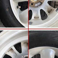 スタットレスタイヤ４本セット（ホイール付）Ｎ－ＯＮＥなど軽自動車全般にの画像