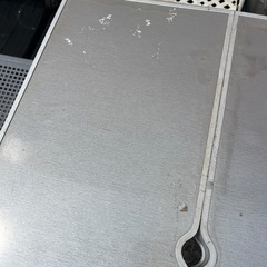 アルミ折りたたみテーブル 椅子 一体型 アウトドア バーベキュー キャンプ用品 の画像