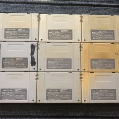 スーパーファミコンカセット9本　ジャンクの画像