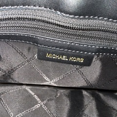 MICHAEL KORS 黒トートバッグ美品の画像