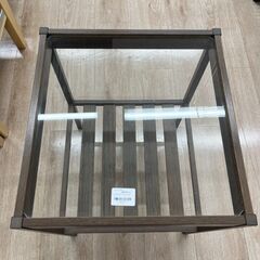 ジモティー割引🏷️【ジャングルジャングル 岸和田和泉インター店】ミニガラステーブル ブラウン 和泉市 堺市 岸和田市 泉大津市 高石市 泉北郡熊取町の画像