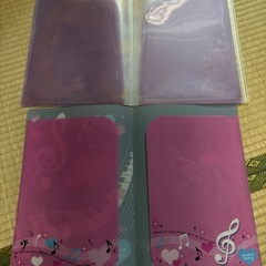 ラプンツェル　音符のクリアファイルの画像