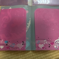 ラプンツェル　音符のクリアファイルの画像