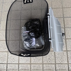 自転車のフロントキャリアの画像