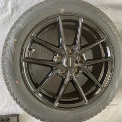 60プリウス使用　アルミスタッドレスセットの画像