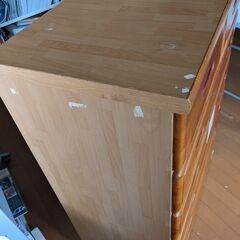 【自宅引き取り限定】木製タンス差し上げますの画像