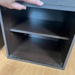 【差し上げます】2段カラーボックスの画像