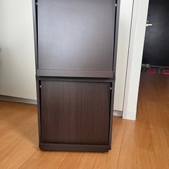 【差し上げます】2段カラーボックスの画像