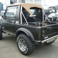 ４年　極上美車 　JA11-C幌　リフトアップ改公認　５速　エアコン　パワステの画像